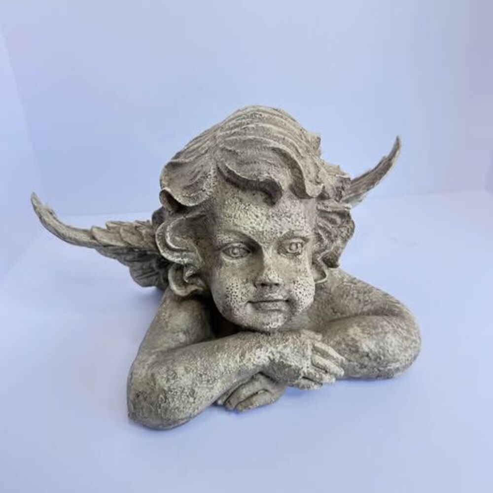 Vintage-Style Angel outdoor Cherub